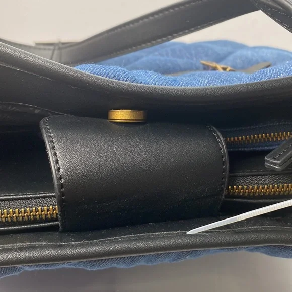 Steve Madden Bclair Quilted Denim Tote Bag Set - Picture 7 of 16